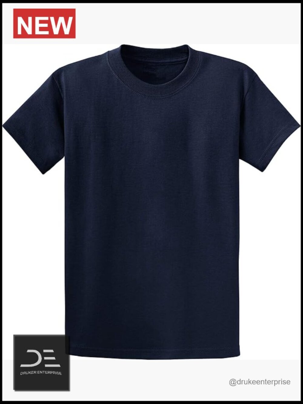 Heavyweight Cotton T-Shirt Plain Tee Big & Tall